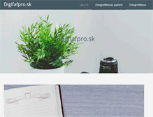 Tablet Screenshot of digifafpro.sk